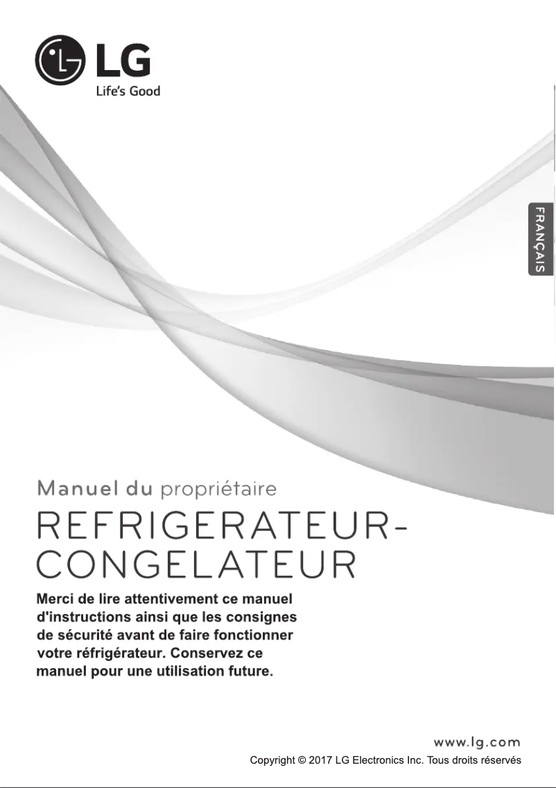 Image de la première page du manuel de l'appareil GC-C432HLCU