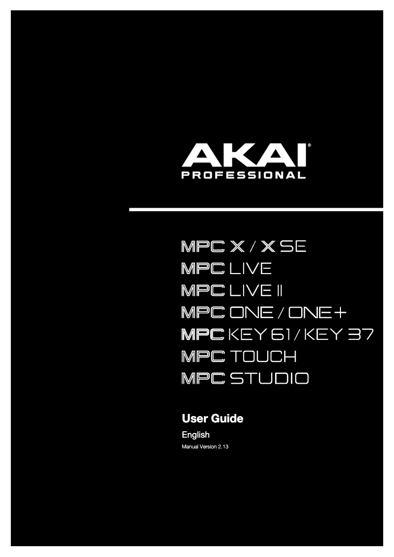 Image de la première page du manuel de l'appareil MPC Key 37