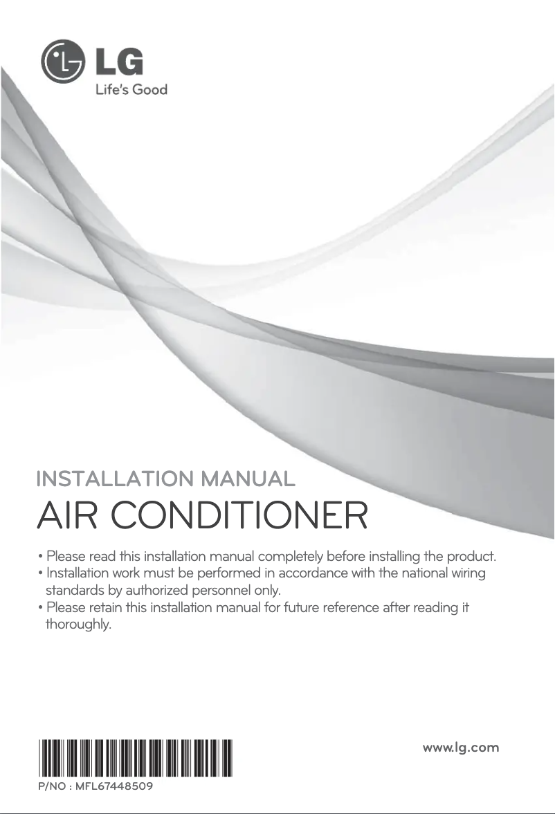 Página 1 del manual Manual de usuario LG ATUQ48GMLE3