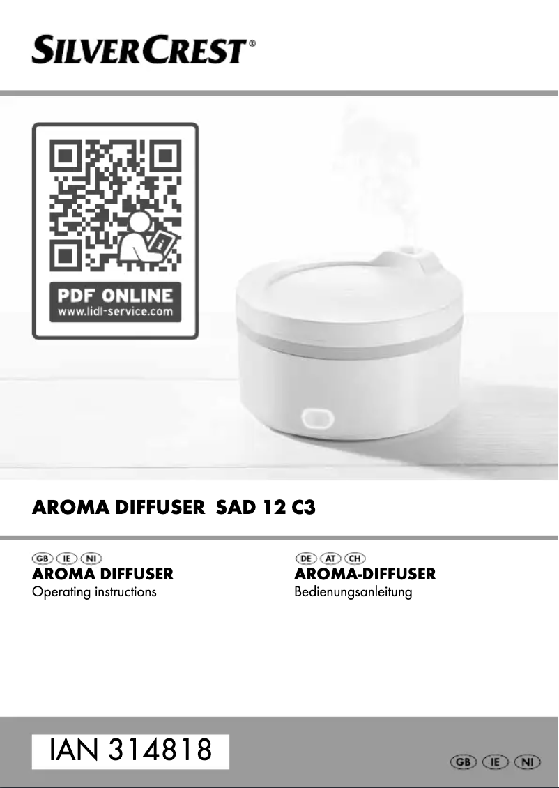 Page 1 de la notice Manuel utilisateur SilverCrest SAD 12 C3