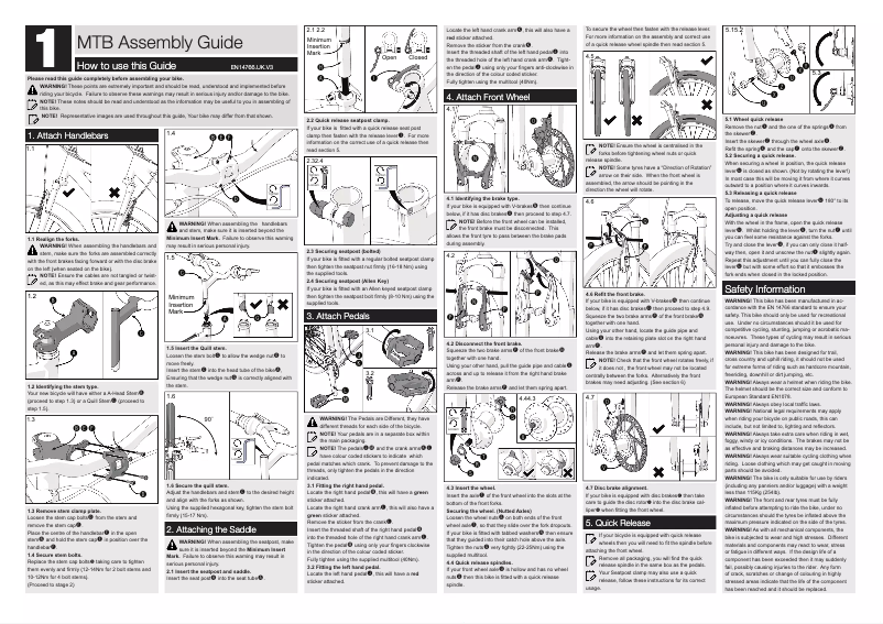 Image de la première page du manuel de l'appareil Flare