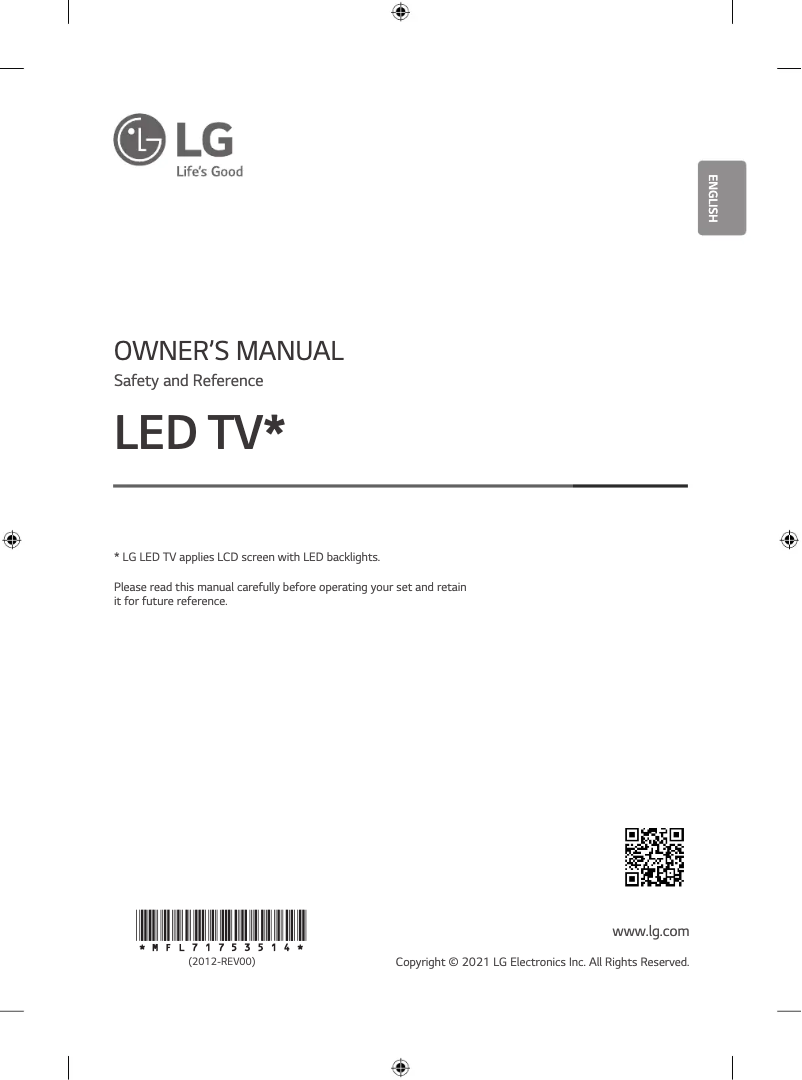Page n°1 - Manuel utilisateur LG 55NANO90VPA