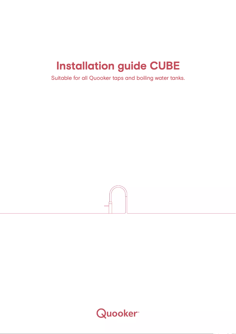 Page n°1 - Manuel utilisateur Quooker Cube