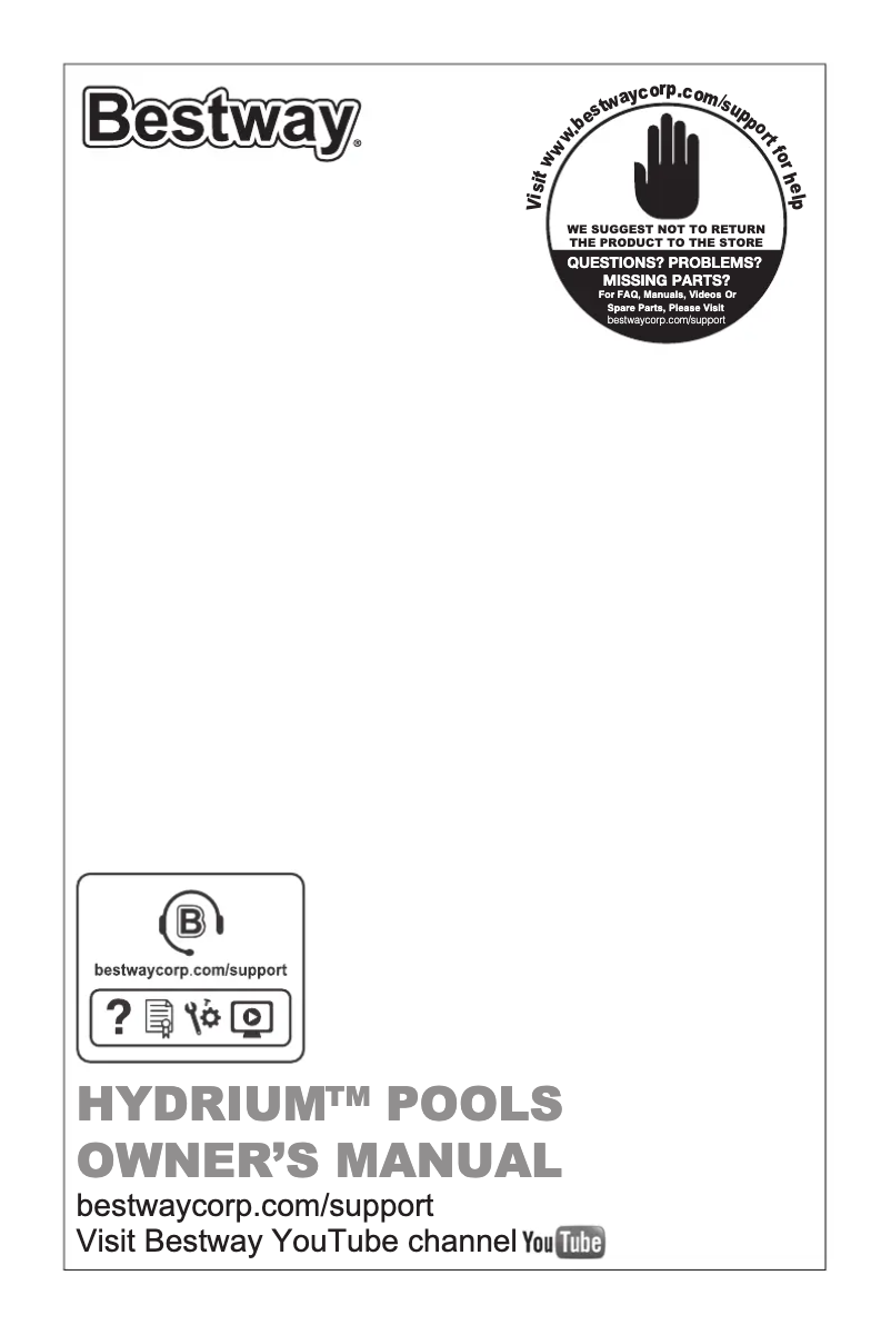 Image de la première page du manuel de l'appareil Hydrium 57433