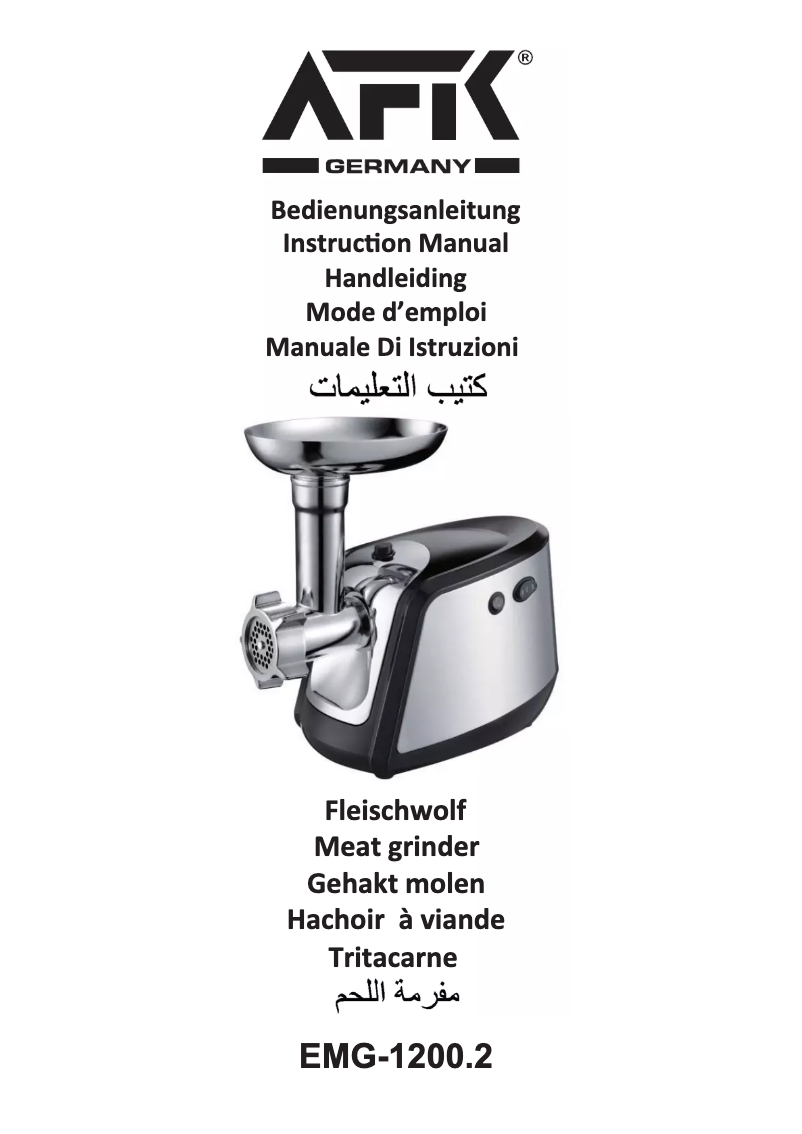 Página 1 del manual Manual de usuario AFK EMG-1200.2
