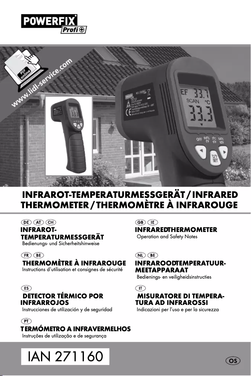 Page n°1 - Manuel utilisateur Powerfix HG03067