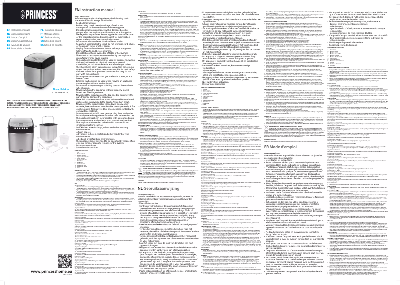 Página 1 del manual Manual de usuario Princess 152008