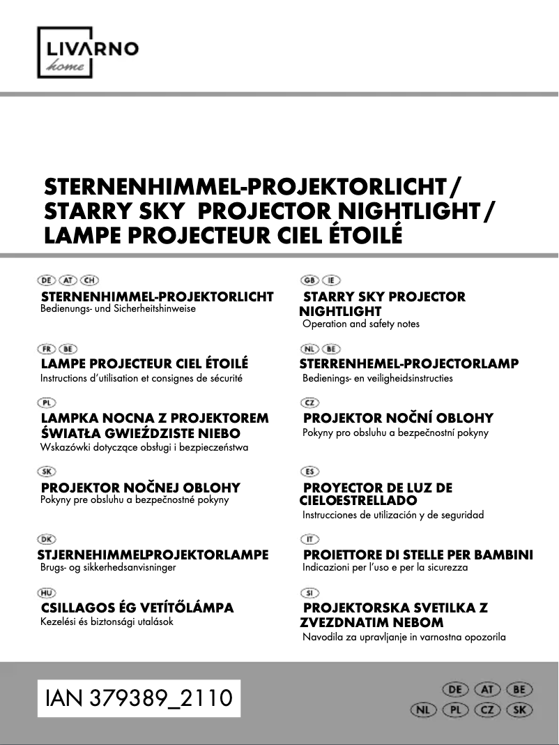 Page 1 de la notice Manuel utilisateur Livarno Lux HG06101A