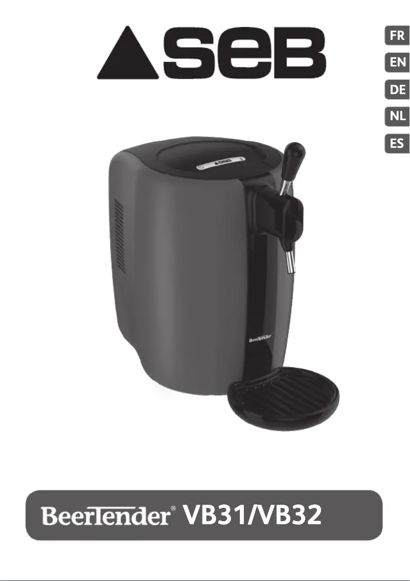 Page 1 de la notice Manuel utilisateur SEB Beertender VB31