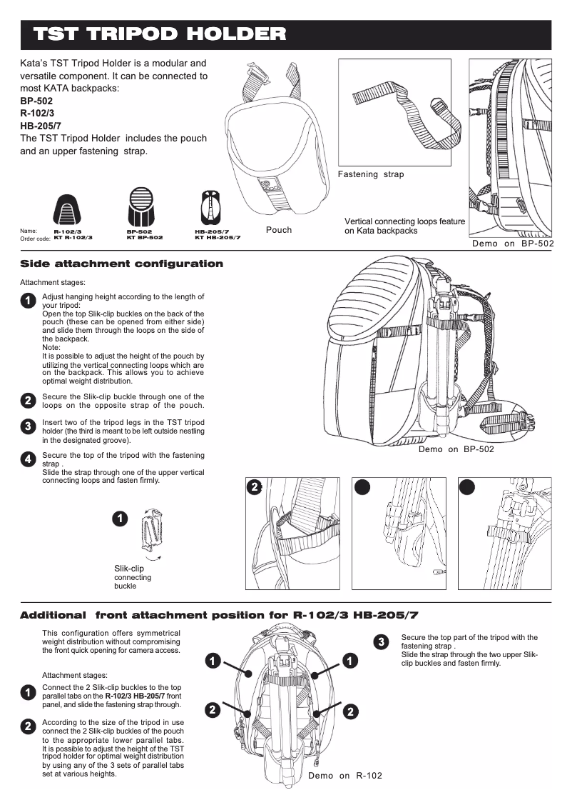 Page 1 de la notice Manuel utilisateur Kata R-103