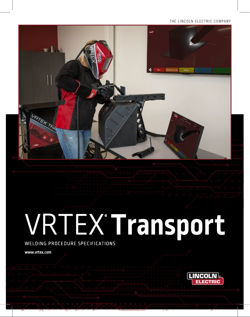 Image de la première page du manuel de l'appareil VRTEX Transport