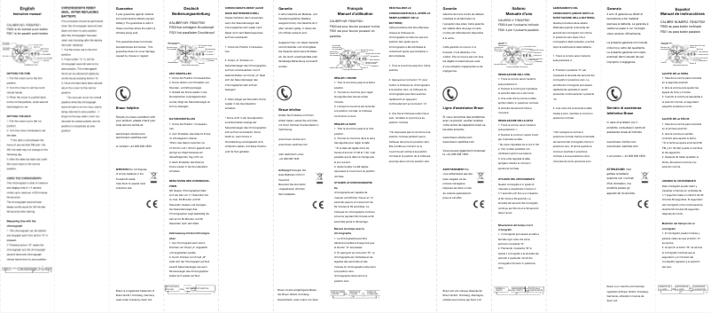Page 1 de la notice Manuel utilisateur Braun BN0035G