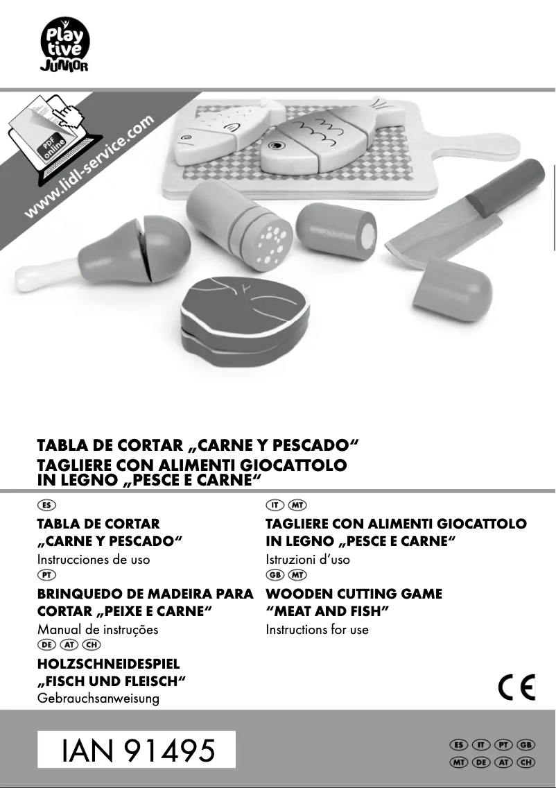 Page 1 de la notice Manuel utilisateur Playtive IAN 091495