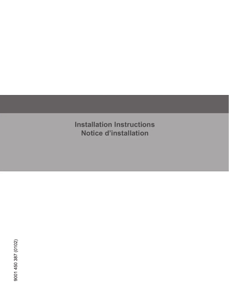 Page 1 of the manual Installation Guide Bosch SHV89PW73N