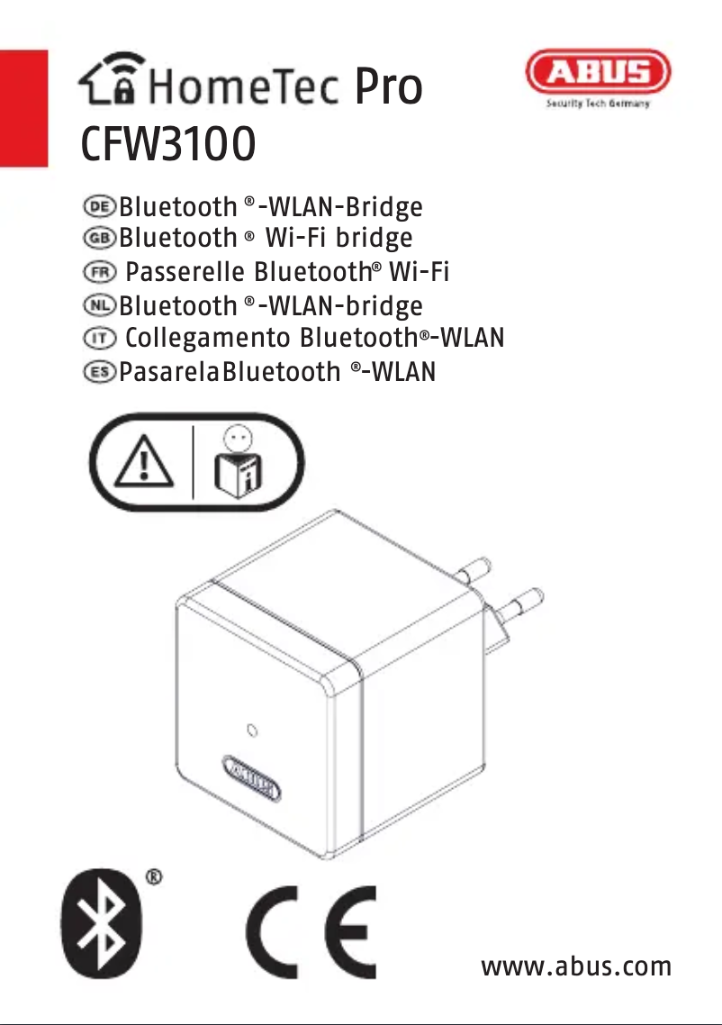 Page n°1 - Manuel utilisateur Abus CFW3100