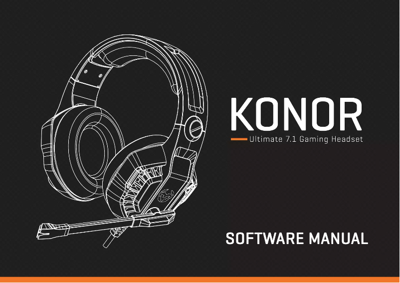 Image de la première page du manuel de l'appareil Konor
