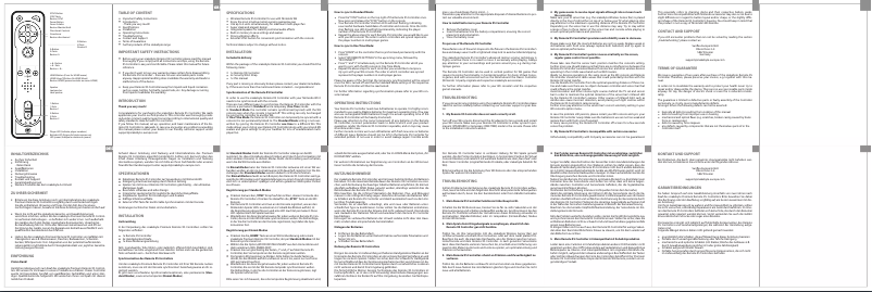 Page 1 de la notice Manuel utilisateur Snakebyte Remote XS (Wii)