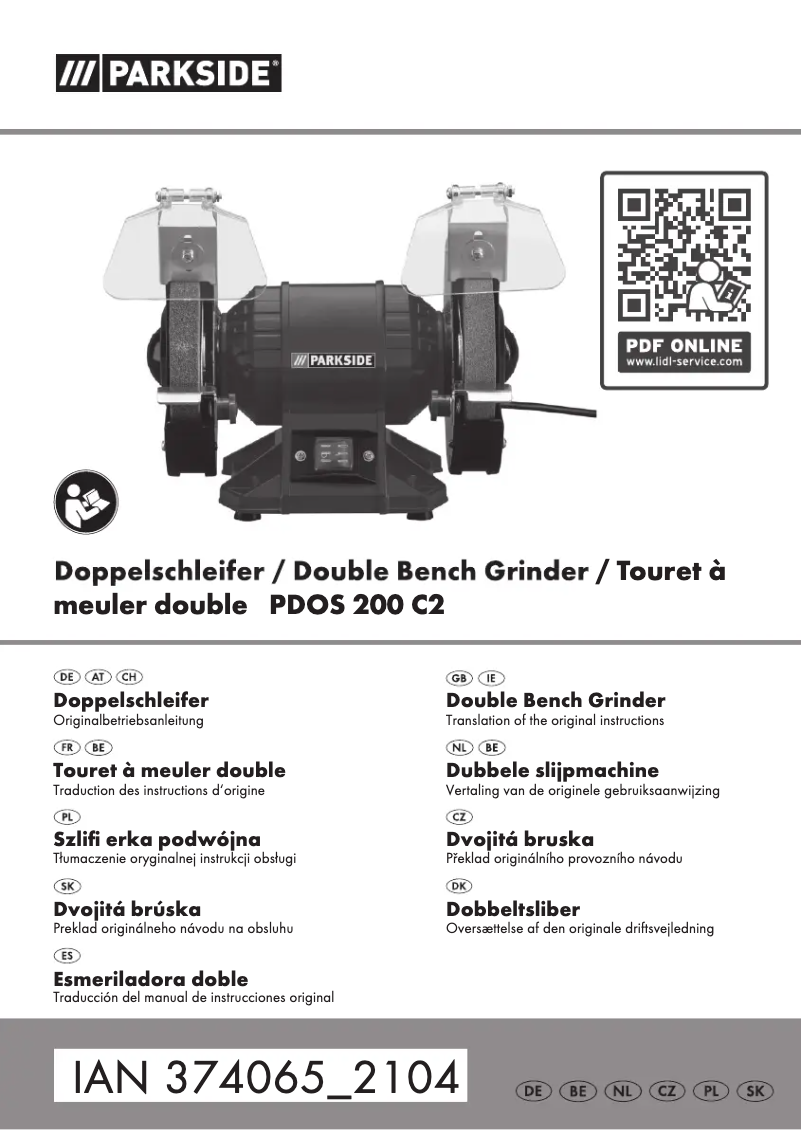 Image de la première page du manuel de l'appareil PDOS 200 C2