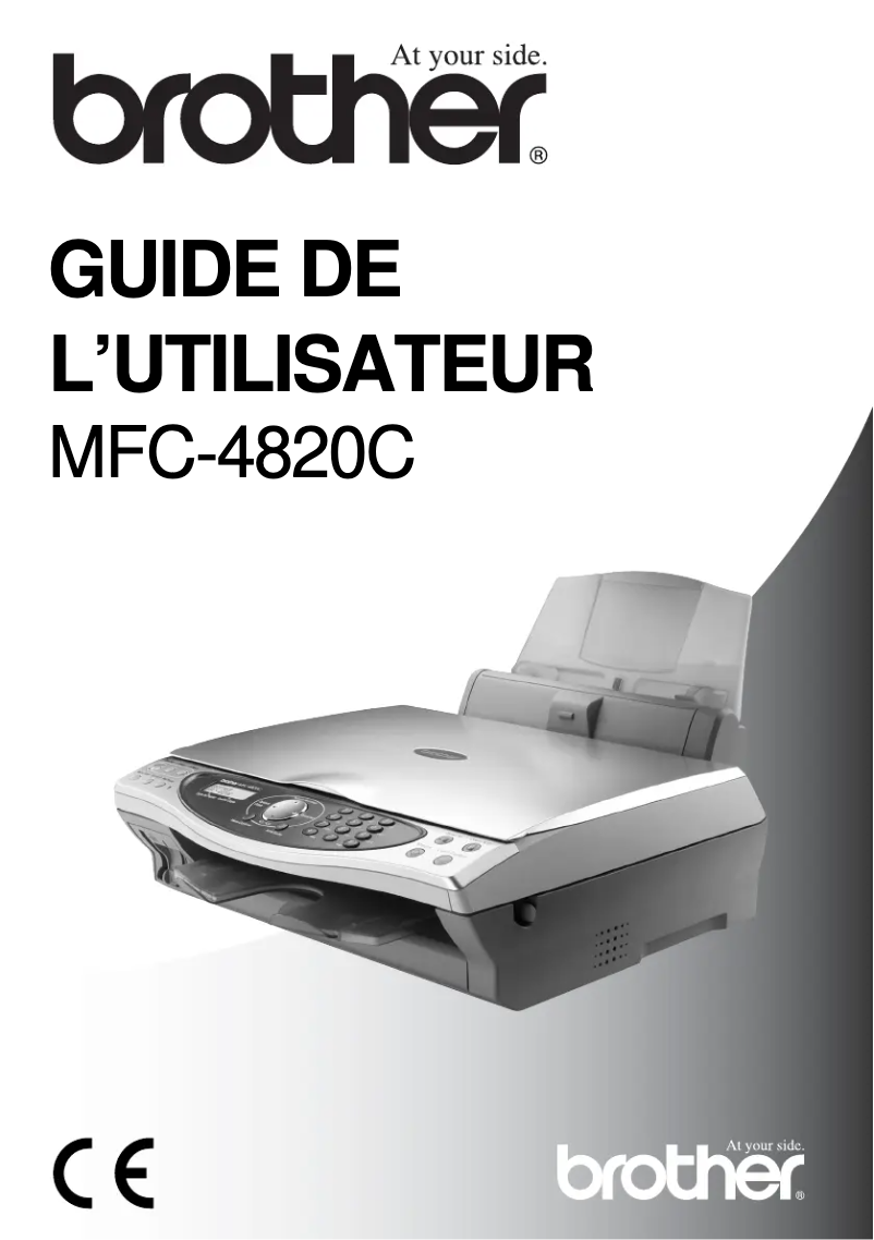 Image de la première page du manuel de l'appareil MFC-4820C