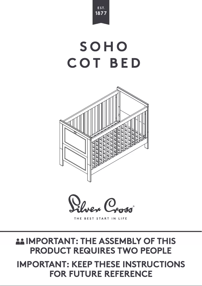 Page 1 de la notice Manuel utilisateur Silver Cross Soho