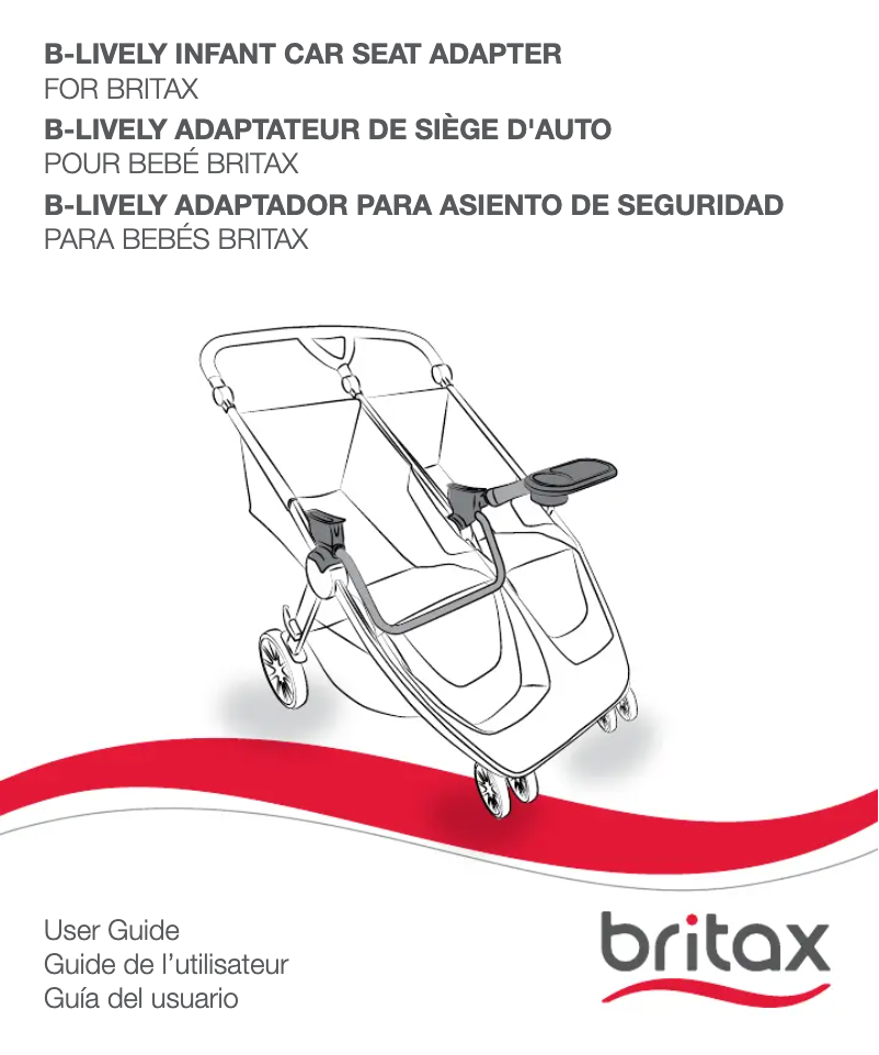 Página 1 del manual Manual de usuario Britax B-Lively Double Adapter