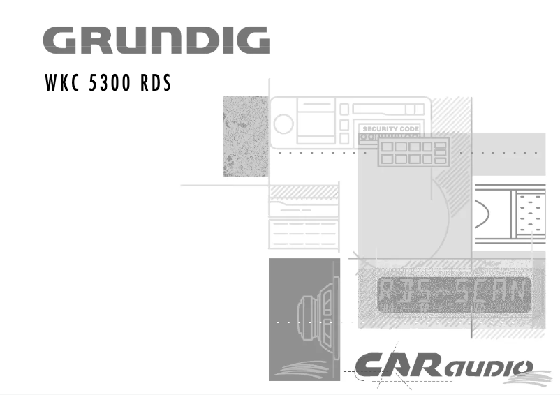 Page 1 de la notice Manuel utilisateur Grundig WKC 5300 RDS