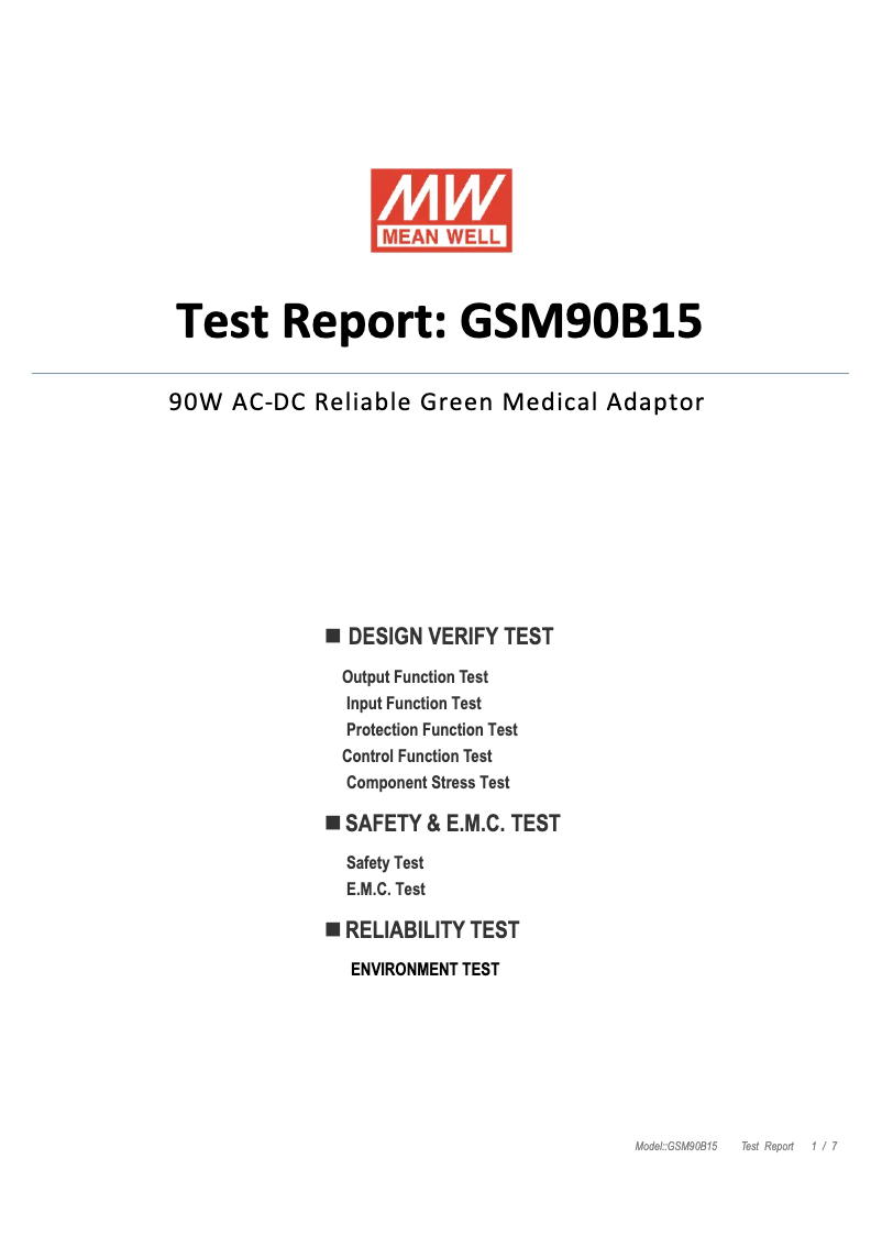 Image de la première page du manuel de l'appareil GSM90B15-P1M