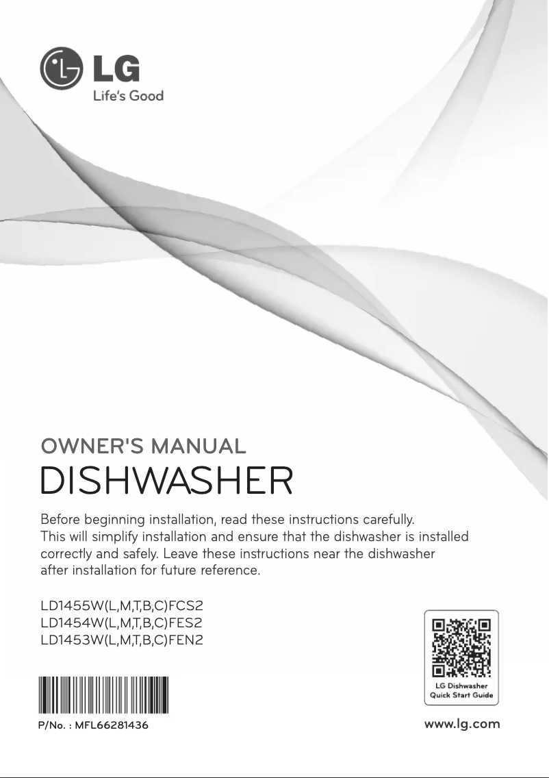 Image de la première page du manuel de l'appareil LD1455TFCS2