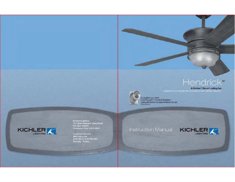 Página 1 del manual Manual de usuario Kichler Hendrik