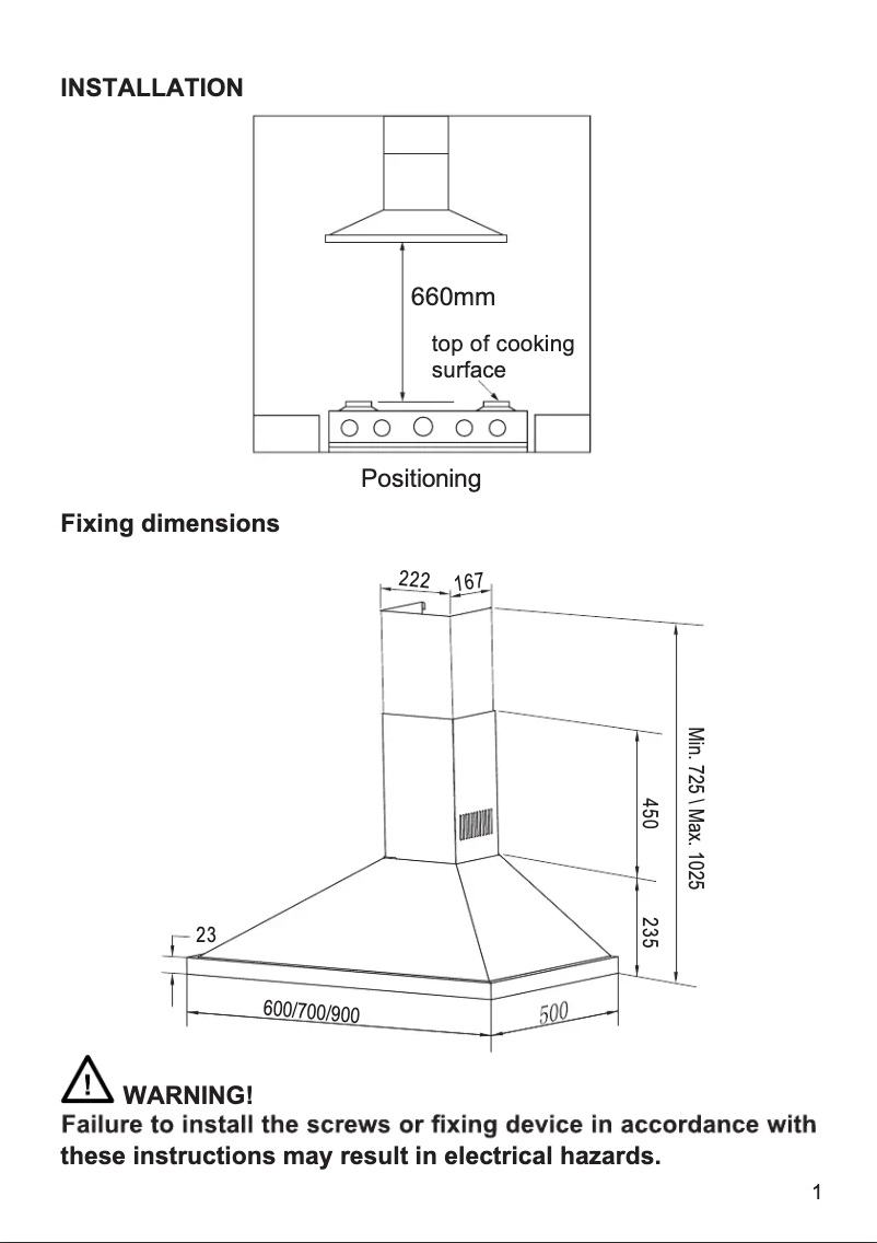 Page 1 de la notice Guide d'installation Philco PC900BTNL