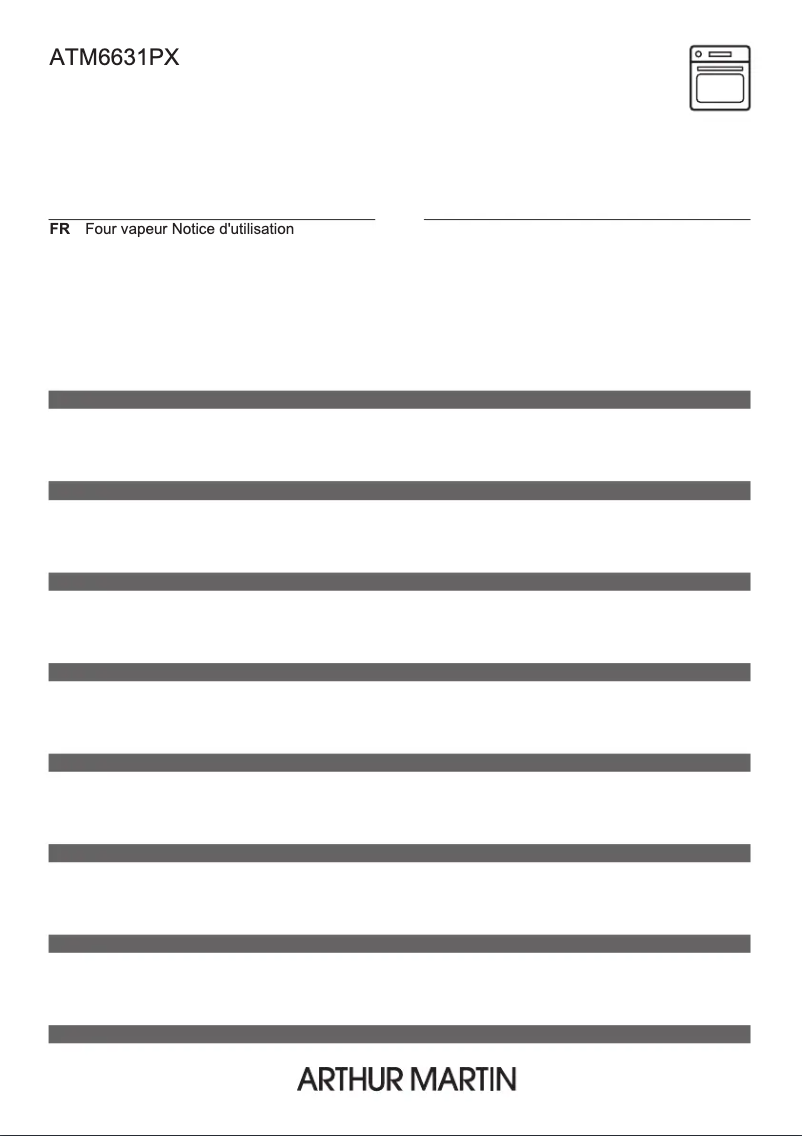 Page 1 de la notice Manuel utilisateur Electrolux ATM6631PX