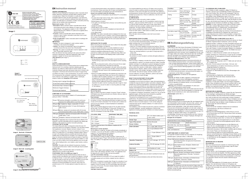 Image de la première page du manuel de l'appareil FGA-13051