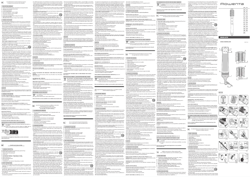 Página 1 del manual Manual de usuario Rowenta Brush Activ Beauty CF9530