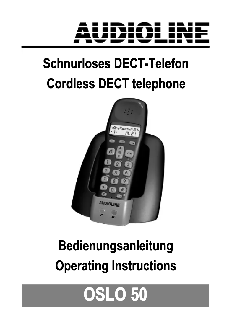 Página 1 del manual Manual de usuario Audioline Oslo 50