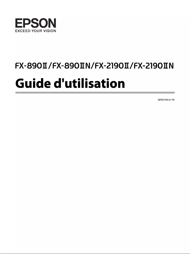 Image de la première page du manuel de l'appareil FX-890II