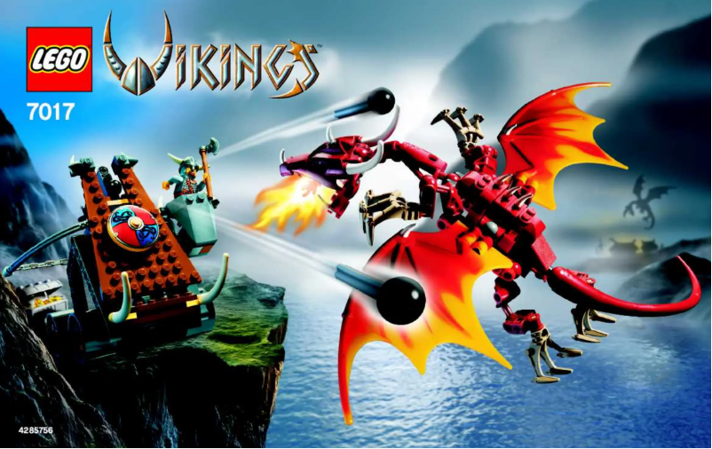 Page n°1 - Manuel utilisateur Lego Vikings 7017