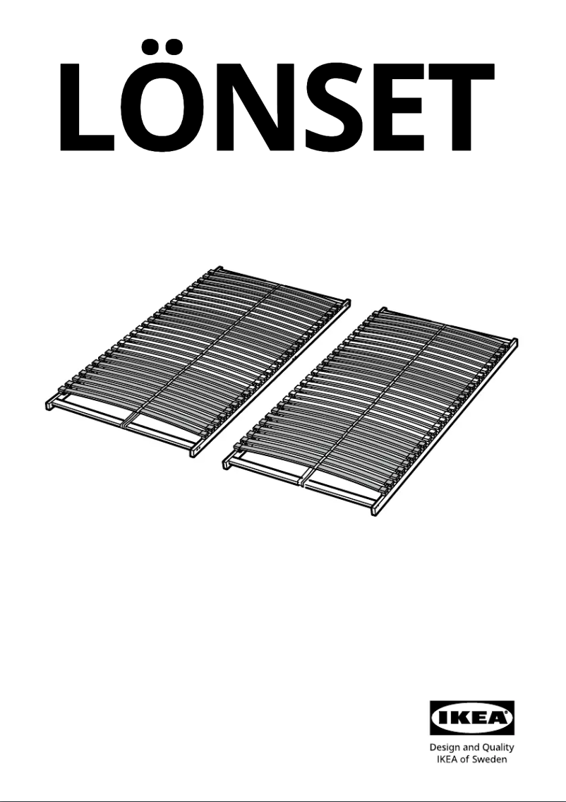 Image de la première page du manuel de l'appareil LÖNSET 202.787.18