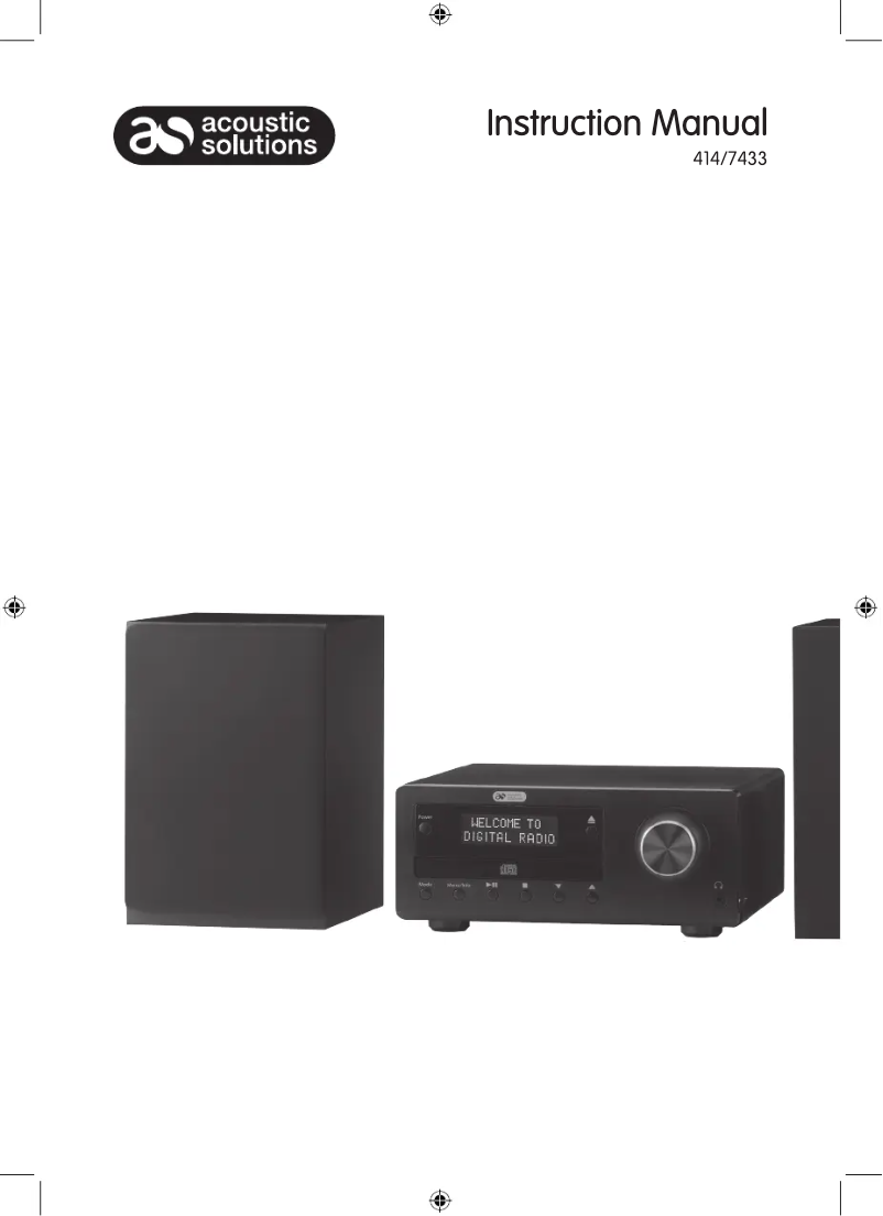 Imagen de la primera página del manual del dispositivo 414/7433