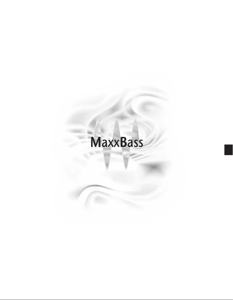 Page 1 de la notice Manuel utilisateur Waves MaxxBass