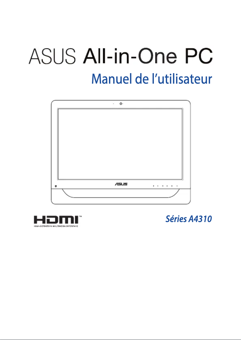 Page n°1 - Manuel utilisateur Asus A4310