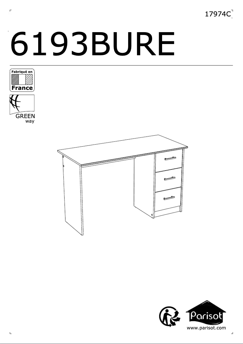 Página 1 del manual Manual de usuario Parisot Infinity 6193BURE