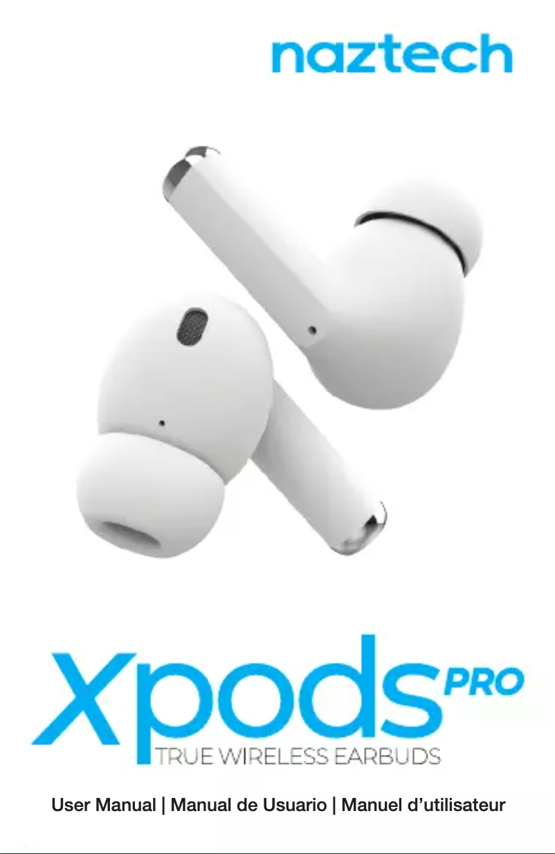 Image de la première page du manuel de l'appareil Xpods Pro