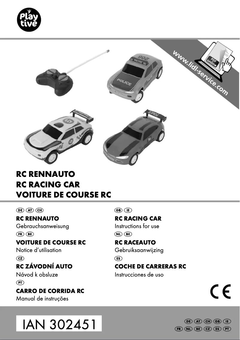 Imagen de la primera página del manual del dispositivo IAN 302451