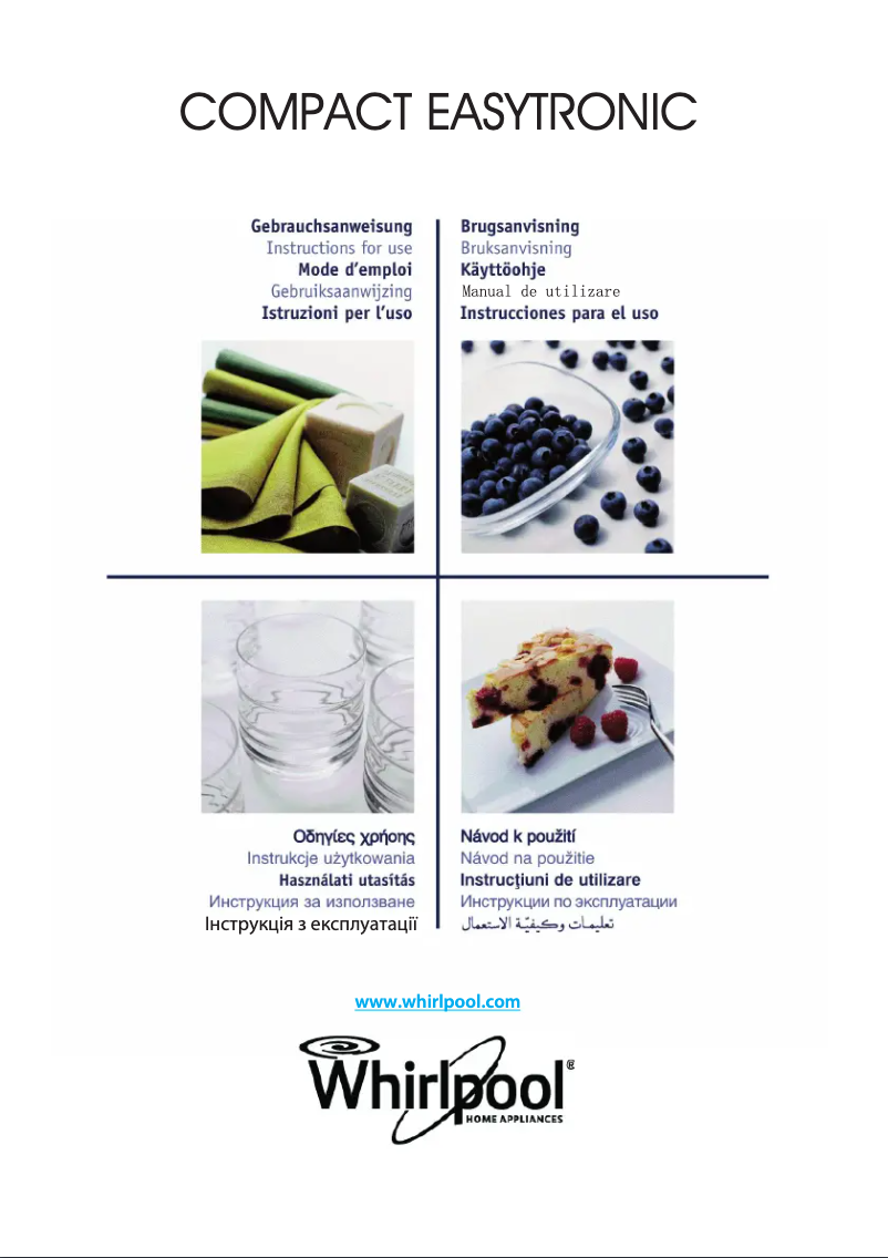 Page 1 de la notice Manuel utilisateur Whirlpool Compact Easytronic MWD 272