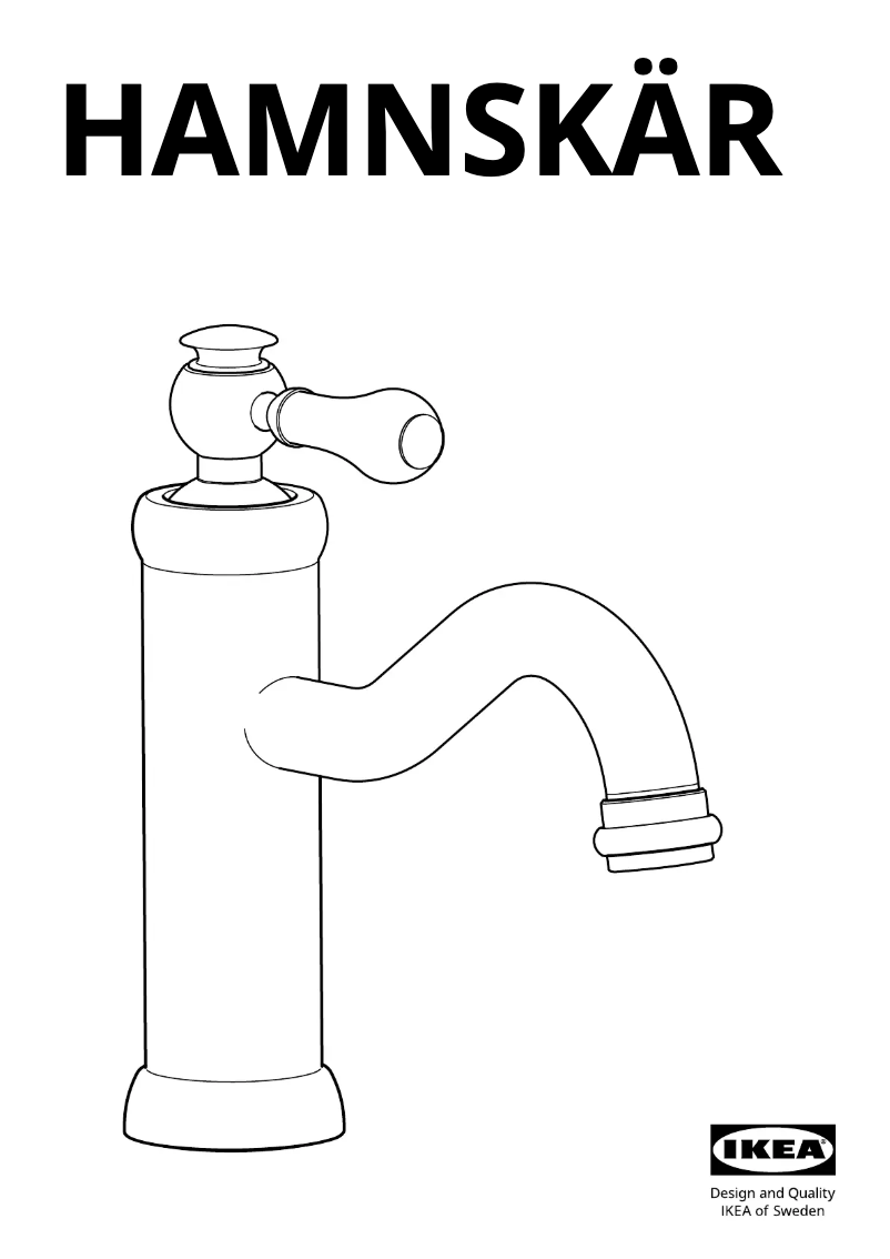 Image de la première page du manuel de l'appareil HAMNSKÄR 104.889.48