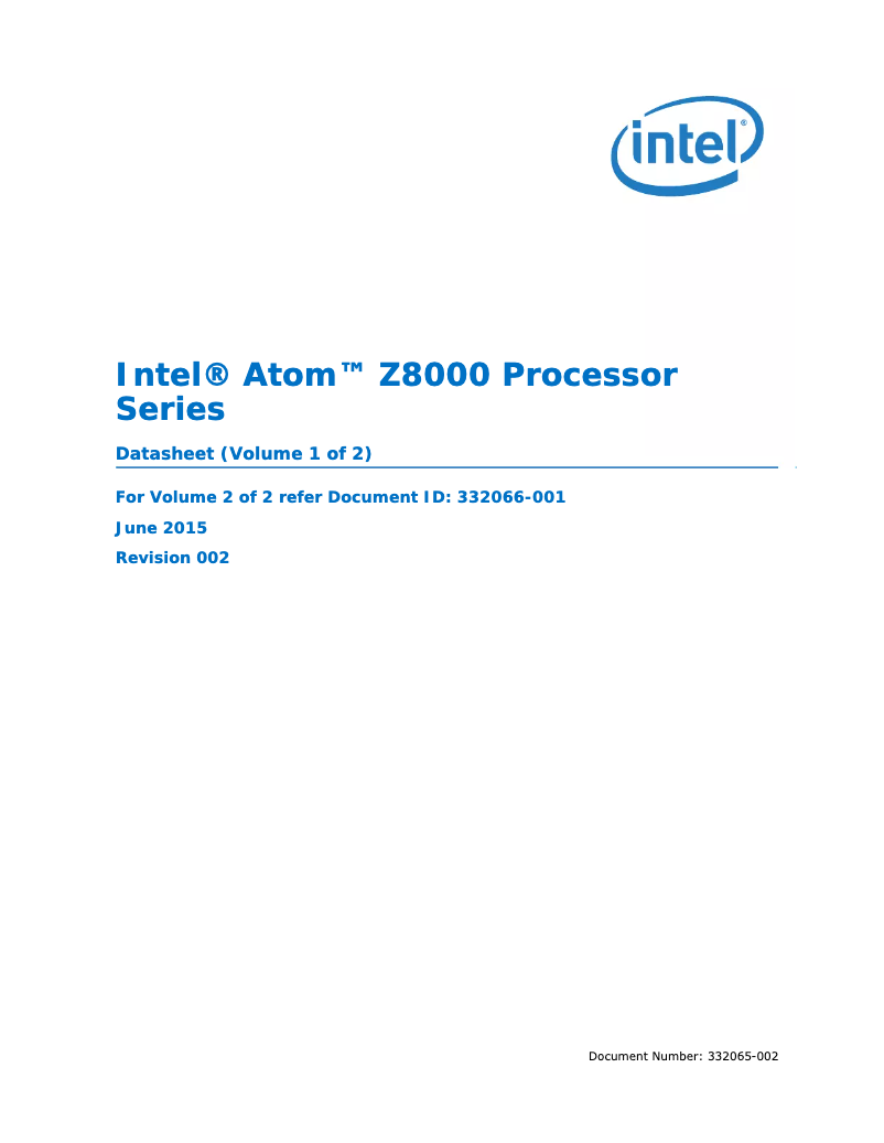 Page 1 de la notice Manuel utilisateur Intel Atom Z8500
