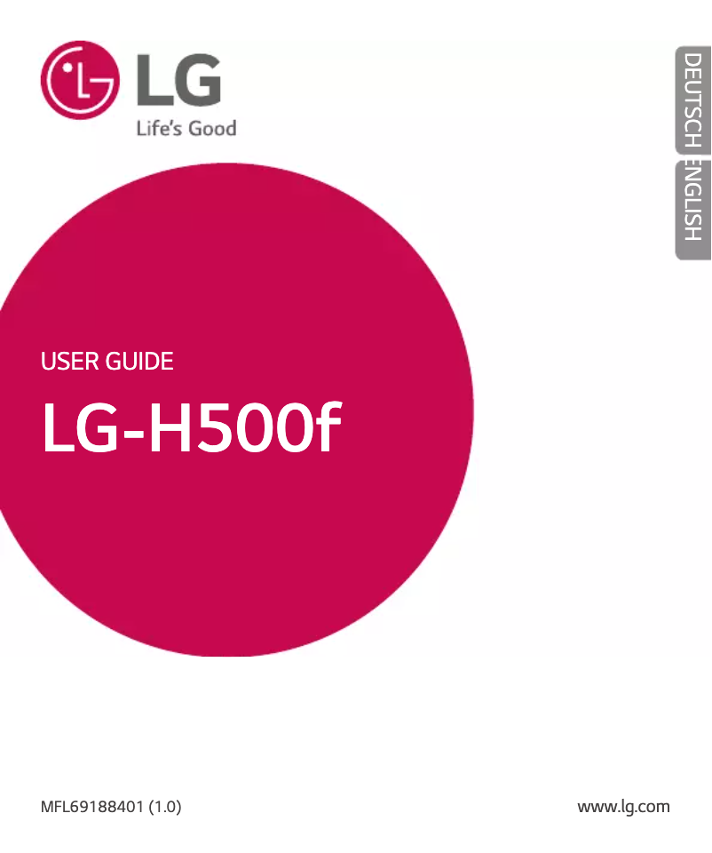 Page n°1 - Manuel utilisateur LG Magna H500F