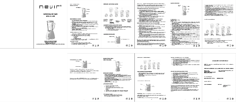 Page n°1 - Manuel utilisateur Nevir NVR-8114 BV