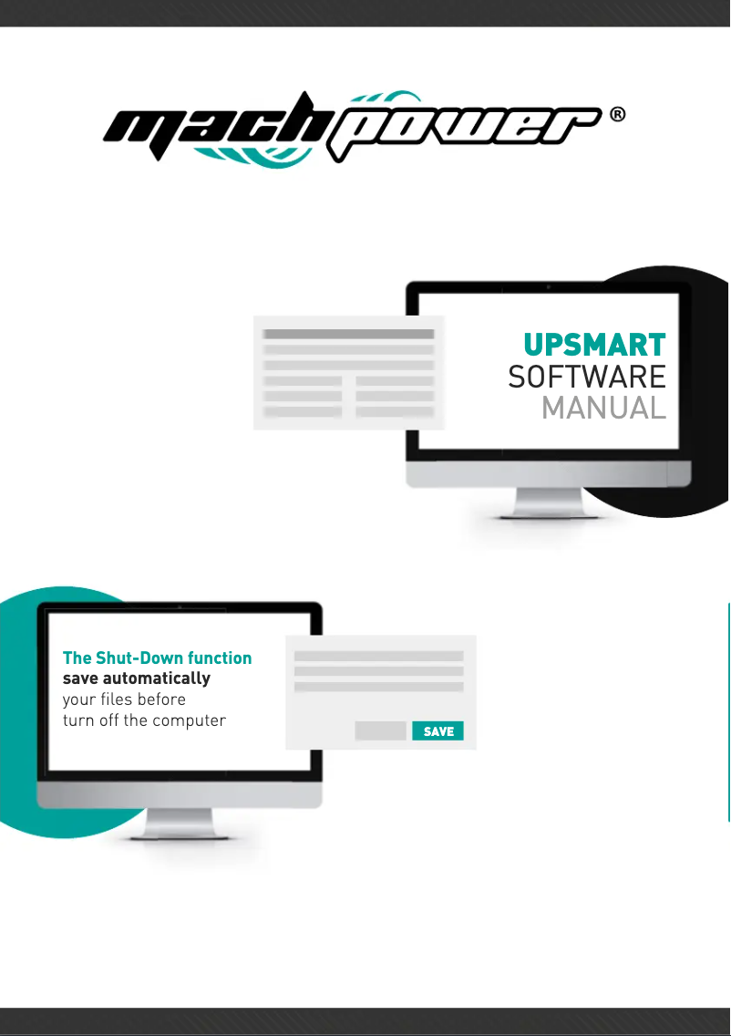 Page 1 de la notice Manuel utilisateur Mach Power UPS-LIT80P