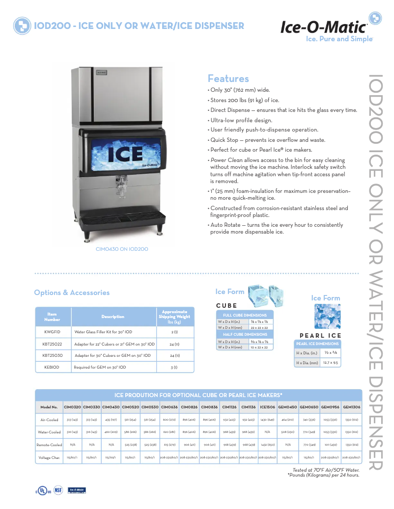 Image de la première page du manuel de l'appareil IOD200